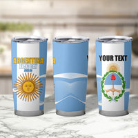 Personalized Argentina Flag Day Tumbler Cup Sun Of May Sol De Mayo - National Emblem Patriotism