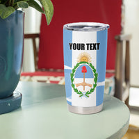 Personalized Argentina Flag Day Tumbler Cup Sun Of May Sol De Mayo - National Emblem Patriotism