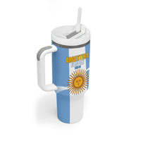 Personalized Argentina Flag Day Tumbler With Handle Sun Of May Sol De Mayo - National Emblem Patriotism