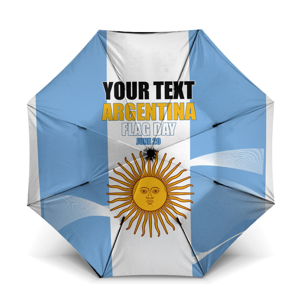 Personalized Argentina Flag Day Umbrella Sun Of May Sol De Mayo - National Emblem Patriotism
