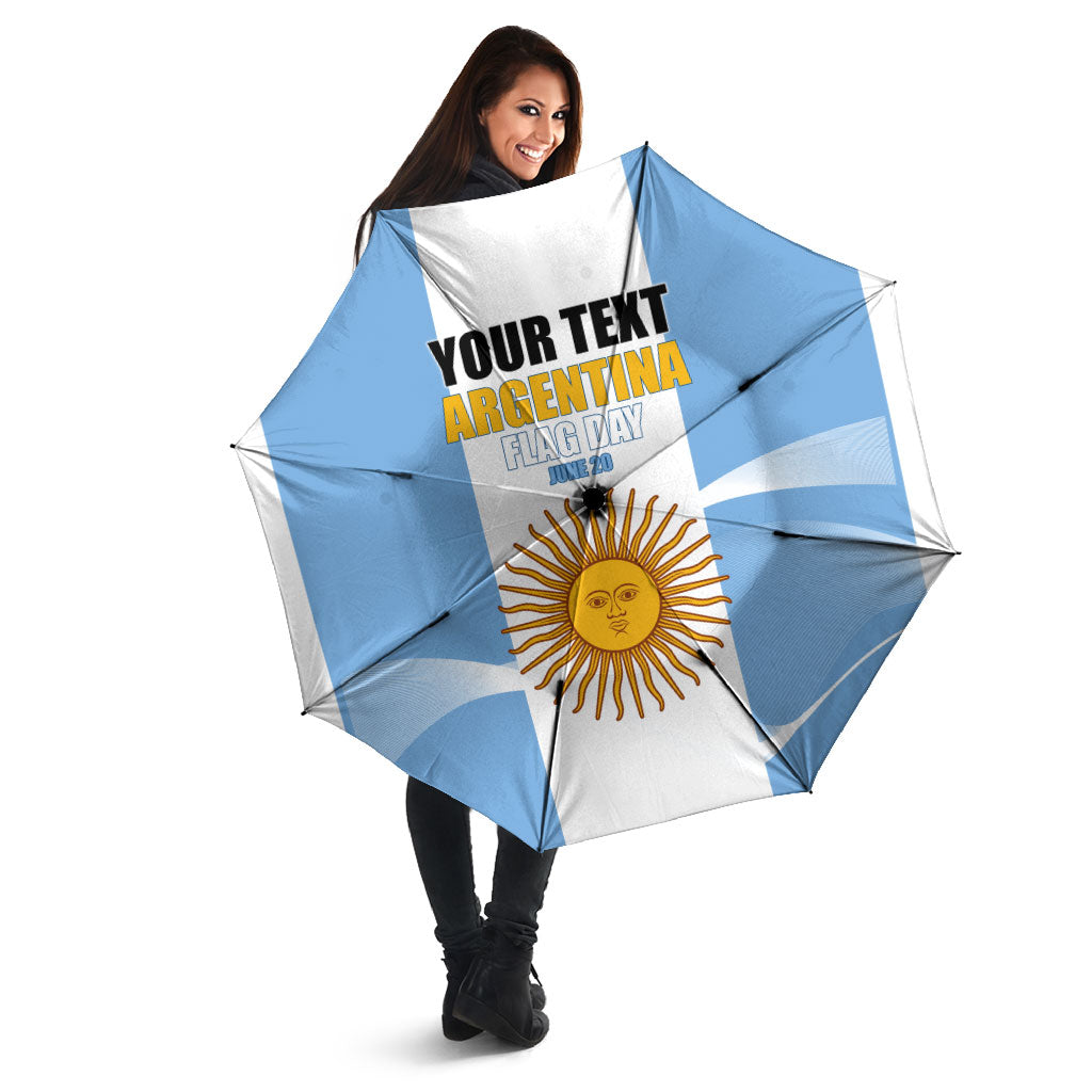 Personalized Argentina Flag Day Umbrella Sun Of May Sol De Mayo - National Emblem Patriotism