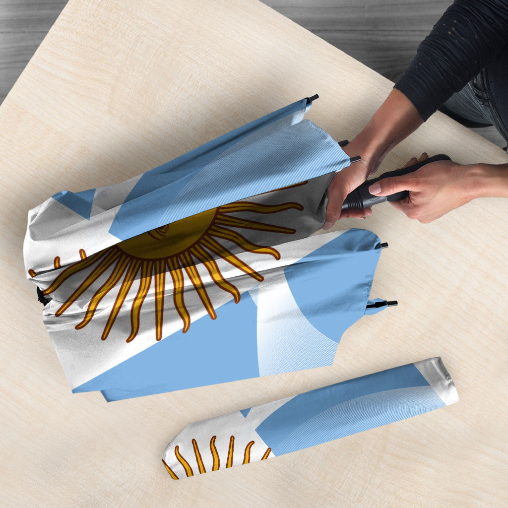 Personalized Argentina Flag Day Umbrella Sun Of May Sol De Mayo - National Emblem Patriotism