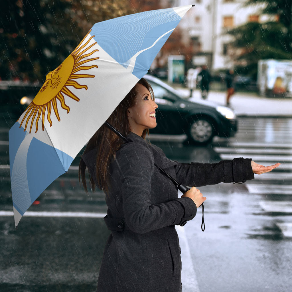 Personalized Argentina Flag Day Umbrella Sun Of May Sol De Mayo - National Emblem Patriotism