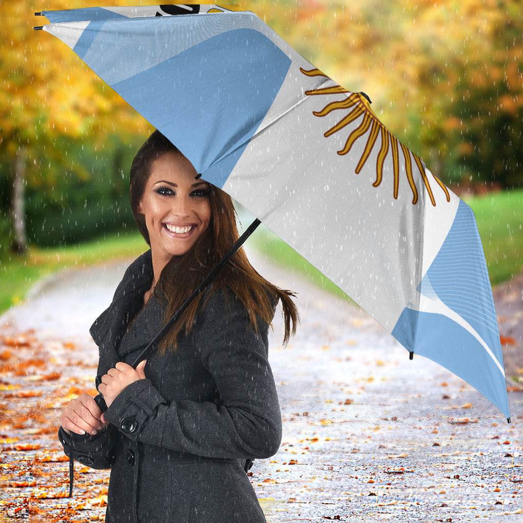 Personalized Argentina Flag Day Umbrella Sun Of May Sol De Mayo - National Emblem Patriotism