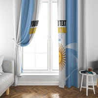 Personalized Argentina Flag Day Window Curtain Sun Of May Sol De Mayo - National Emblem Patriotism