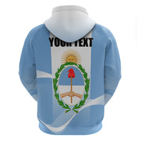Personalized Argentina Flag Day Zip Hoodie Sun Of May Sol De Mayo - National Emblem Patriotism