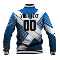 Personalized Scotland Football 2026 Baseball Jacket Scottish Soccer Red Lion Mascot Saltire Cross