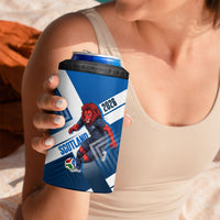 Personalized Scotland Football 2026 4 in 1 Can Cooler Tumbler Scottish Soccer Red Lion Mascot Saltire Cross
