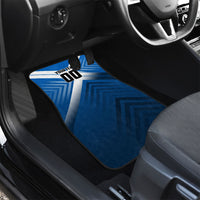 Personalized Scotland Football 2026 Car Mats Scottish Soccer Red Lion Mascot Saltire Cross