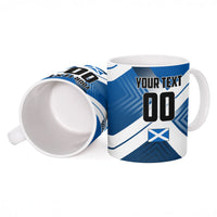 Personalized Scotland Football 2026 Ceramic Mug Scottish Soccer Red Lion Mascot Saltire Cross