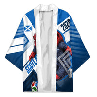 Personalized Scotland Football 2026 Kimono Scottish Soccer Red Lion Mascot Saltire Cross