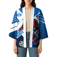 Personalized Scotland Football 2026 Kimono Scottish Soccer Red Lion Mascot Saltire Cross