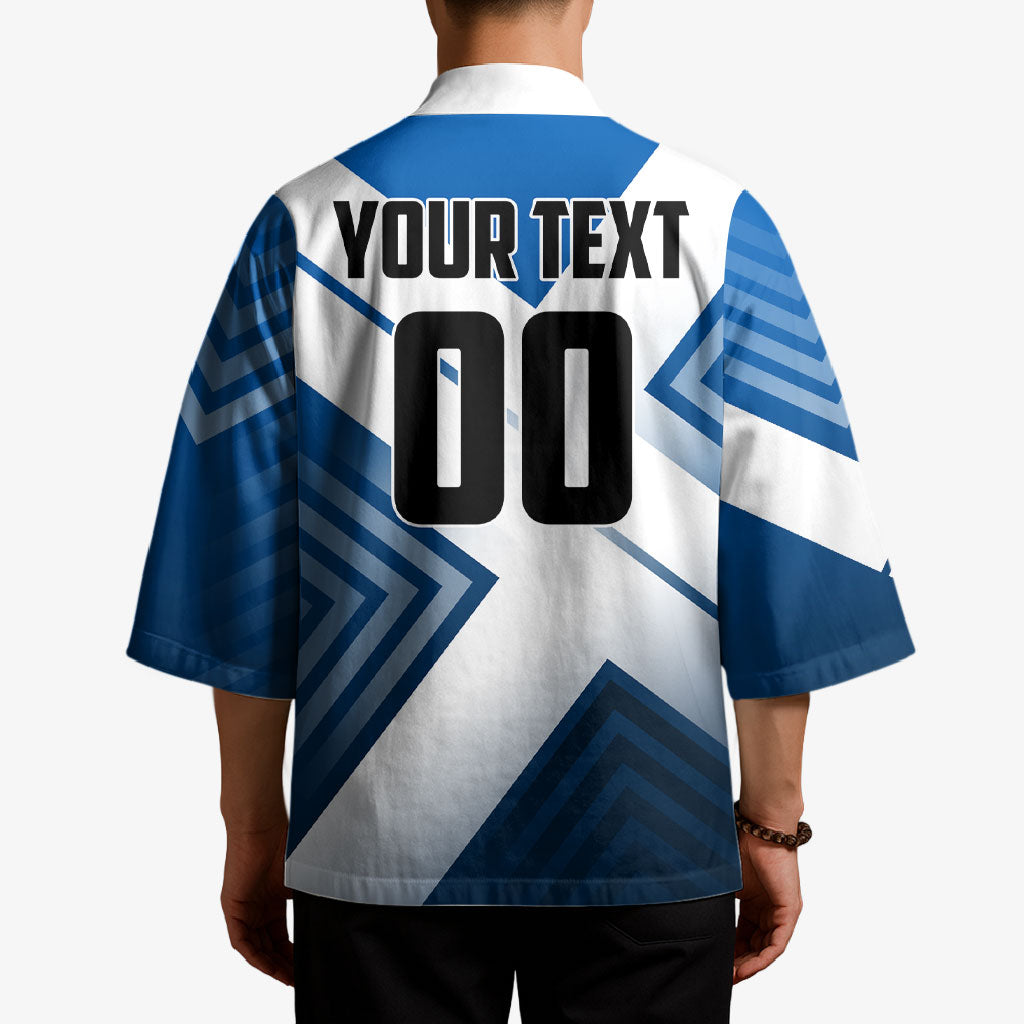 Personalized Scotland Football 2026 Kimono Scottish Soccer Red Lion Mascot Saltire Cross