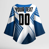 Personalized Scotland Football 2026 Kimono Sleeve Blouse Scottish Soccer Red Lion Mascot Saltire Cross