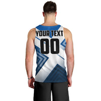 Personalized Scotland Football 2026 Men Tank Top Scottish Soccer Red Lion Mascot Saltire Cross