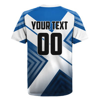 Personalized Scotland Football 2026 Rugby Jersey Scottish Soccer Red Lion Mascot Saltire Cross