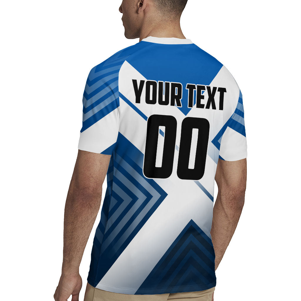 Personalized Scotland Football 2026 Rugby Jersey Scottish Soccer Red Lion Mascot Saltire Cross