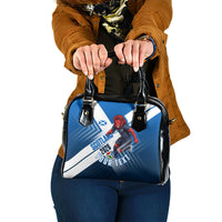 Personalized Scotland Football 2026 Shoulder Handbag Scottish Soccer Red Lion Mascot Saltire Cross