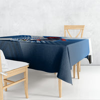 Personalized Scotland Football 2026 Tablecloth Scottish Soccer Red Lion Mascot Saltire Cross