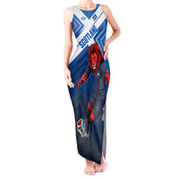 Personalized Scotland Football 2026 Tank Maxi Dress Scottish Soccer Red Lion Mascot Saltire Cross