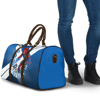 Personalized Scotland Football 2026 Travel Bag Scottish Soccer Red Lion Mascot Saltire Cross