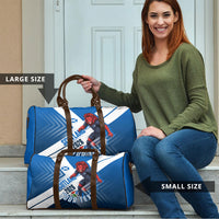 Personalized Scotland Football 2026 Travel Bag Scottish Soccer Red Lion Mascot Saltire Cross