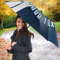 Personalized Scotland Football 2026 Umbrella Scottish Soccer Red Lion Mascot Saltire Cross