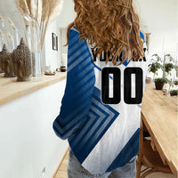 Personalized Scotland Football 2026 Women Casual Shirt Scottish Soccer Red Lion Mascot Saltire Cross