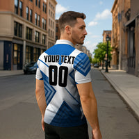 Personalized Scotland Football 2026 Zipper Polo Shirt Scottish Soccer Red Lion Mascot Saltire Cross