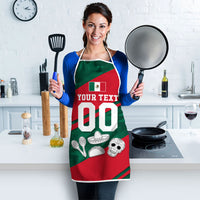 Personalized Mexico Football Jaguar Mascot Apron Sugar Skull Sombrero Aztec