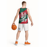 Personalized Mexico Football Jaguar Mascot Basketball Jersey Sugar Skull Sombrero Aztec