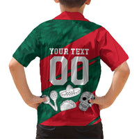 Personalized Mexico Football Jaguar Mascot Hawaiian Shirt Sugar Skull Sombrero Aztec