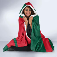 Personalized Mexico Football Jaguar Mascot Hooded Blanket Sugar Skull Sombrero Aztec