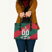 Personalized Mexico Football Jaguar Mascot Leather Bag Sugar Skull Sombrero Aztec