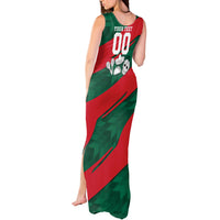 Personalized Mexico Football Jaguar Mascot Tank Maxi Dress Sugar Skull Sombrero Aztec