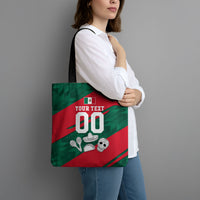 Personalized Mexico Football Jaguar Mascot Tote Bag Sugar Skull Sombrero Aztec