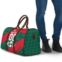 Personalized Mexico Football Jaguar Mascot Travel Bag Sugar Skull Sombrero Aztec