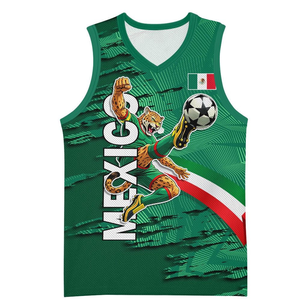 Personalized Mexico Football Basketball Jersey Jaguar Mascot Artistic Brush Stroke Texture