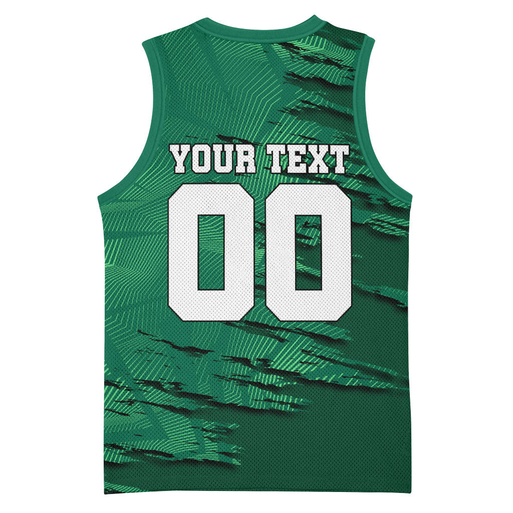 Personalized Mexico Football Basketball Jersey Jaguar Mascot Artistic Brush Stroke Texture