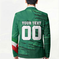 Personalized Mexico Football Blazer Jaguar Mascot Artistic Brush Stroke Texture
