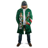 Personalized Mexico Football Cloak Jaguar Mascot Artistic Brush Stroke Texture