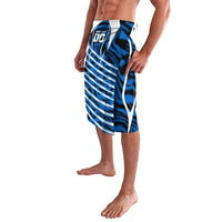 Personalized United States Soccer Lavalava USA Patriotic Eagle Mascot - Blue Geometric