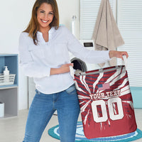 Personalized United States Soccer Laundry Basket American Eagle World Football Mascot