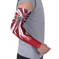 Personalized United States Soccer Arm Sleeves American Eagle World Football Mascot