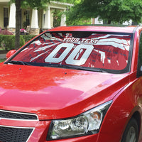 Personalized United States Soccer Auto Sun Shade American Eagle World Football Mascot