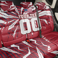 Personalized United States Soccer Back Car Seat Cover American Eagle World Football Mascot