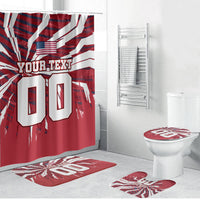 Personalized United States Soccer Bathroom Set American Eagle World Football Mascot