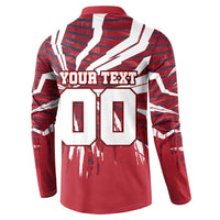 Personalized United States Soccer Button Sweatshirt American Eagle World Football Mascot