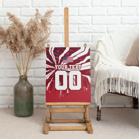 Personalized United States Soccer Canvas Wall Art American Eagle World Football Mascot