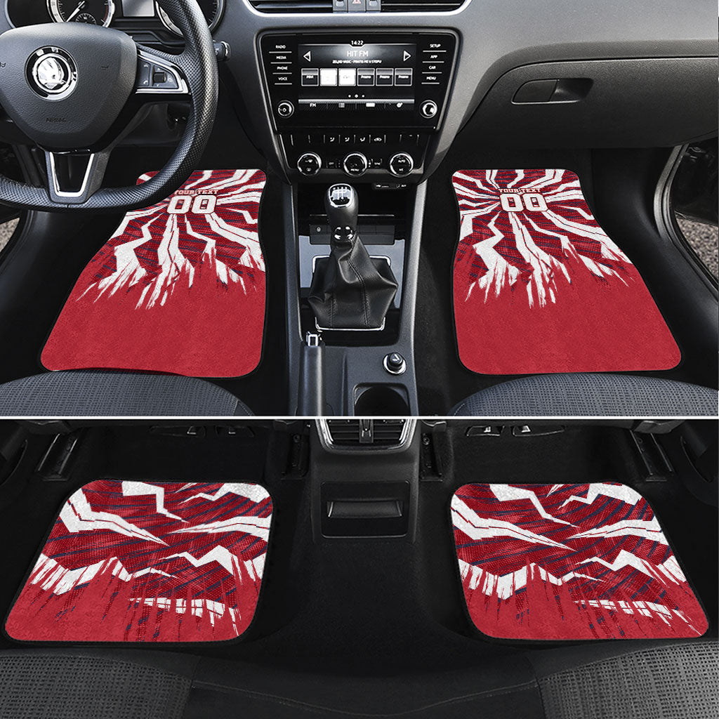 Personalized United States Soccer Car Mats American Eagle World Football Mascot